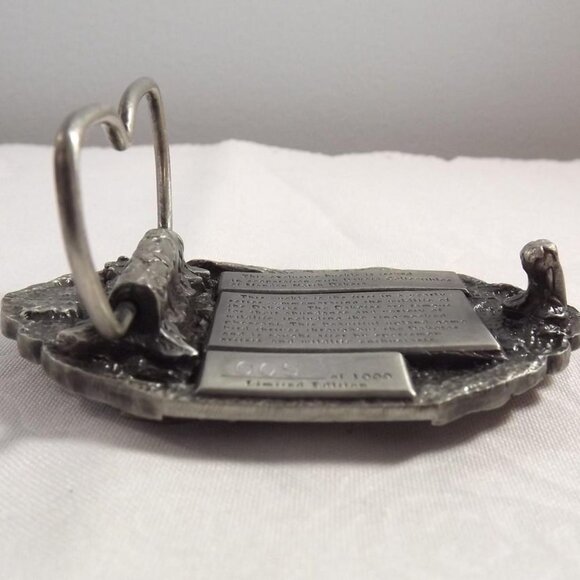 1984 Dakota Wildlife Limited Edition Commemorative Belt Buckle - 605/1000 - Picture 2 of 10